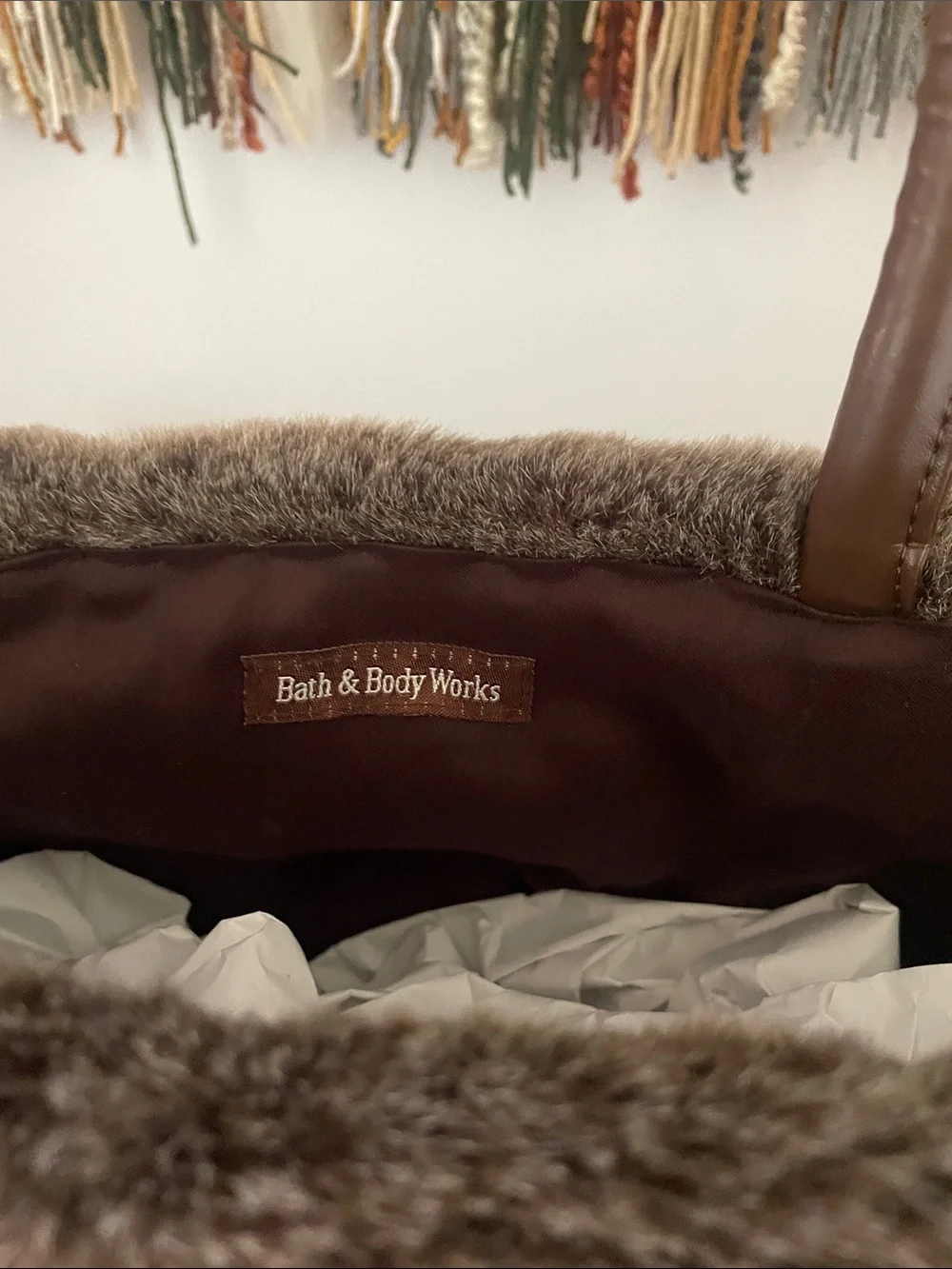 Bath & Body Works woven tote